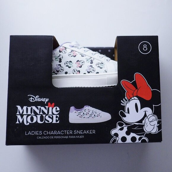Disney MINNIE MOUSE Ladies Sneaker Size 8 New In Box  Purple Lining - Picture 12 of 12